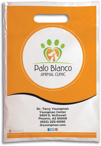 Halo Colour Selection Full-colour Plastic Supply Bag
