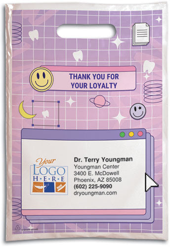 Y2K Reminder Plastic Supply Bag