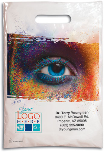 Painted Eye Plastic Supply Bag