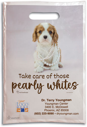 Pretty In Pearls Plastic Supply Bag