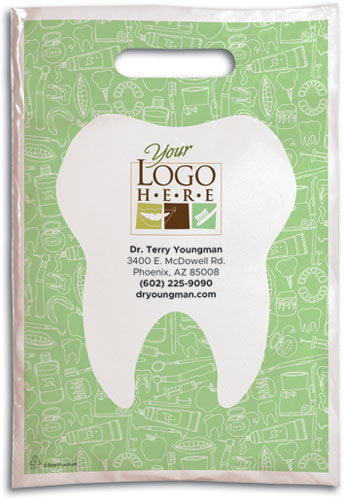 Essential Dental Care Plastic Supply Bag