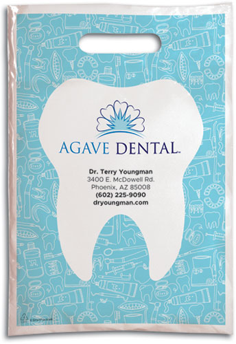 Essential Dental Care Plastic Supply Bag
