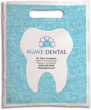 Essential Dental Care Plastic Supply Bag