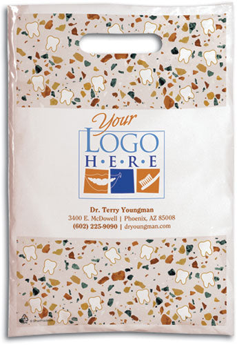 Modern Terrazo Semi-custom Plastic Supply Bag