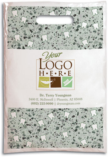 Modern Terrazo Semi-custom Plastic Supply Bag