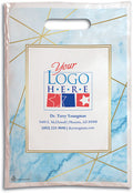 Geometric Marble Semi-custom Plastic Supply Bag