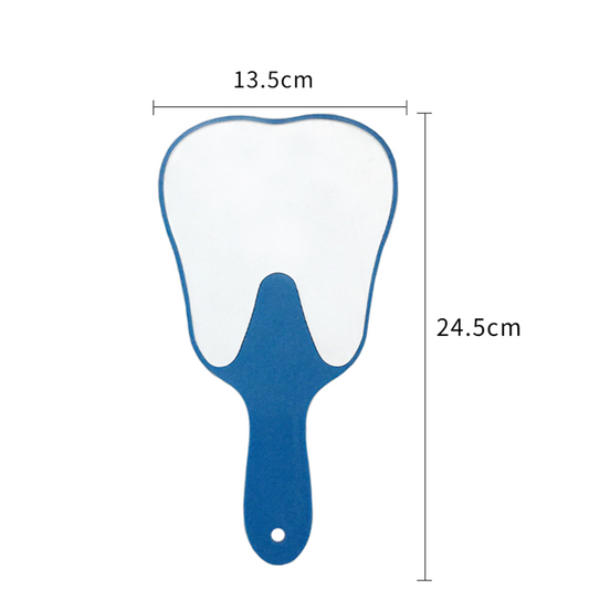 Tooth Shape Dental Hand Mirrors