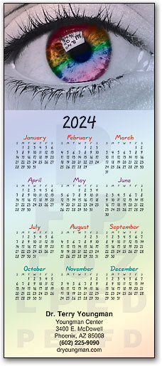 Rainbow Iris Promotional Calendar
