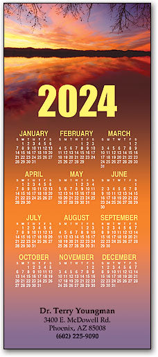 Sunset Lake Promotional Calendar