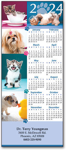 Pets And Paws Promotional Calendar