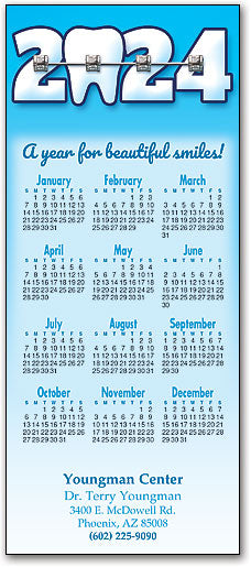 Beautiful Smile Ortho Promotional Calendar