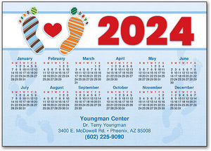Scrapbook Feet ReStix Sticker Calendar