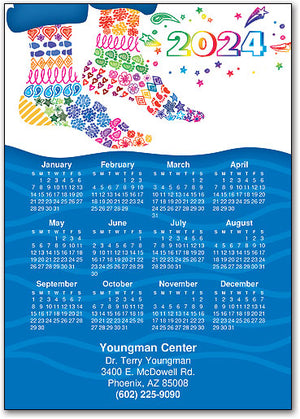 Colourful Feet ReStix Sticker Calendar