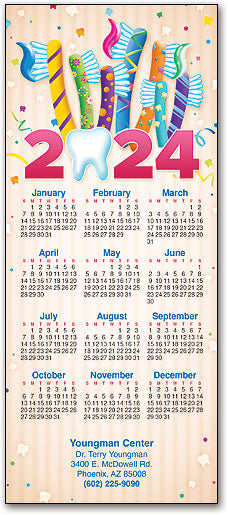 Bold Brush Year Promotional Calendar