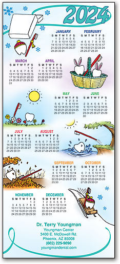 Toothbrush Friends Promotional Calendar