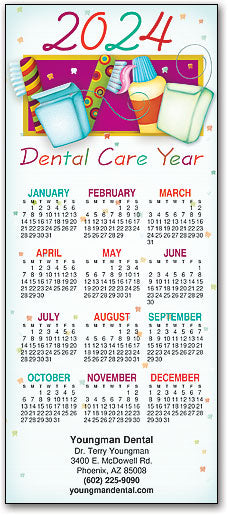 Colourful Fun Dental Promotional Calendar