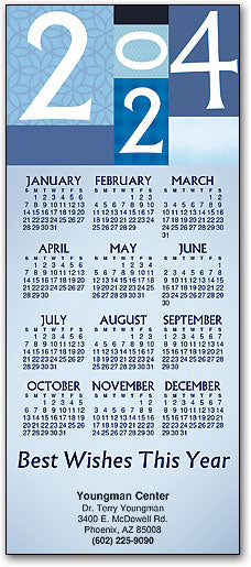 Patterns and Pinstripes Promotional Calendar