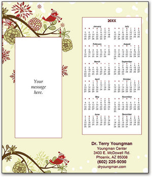 Treetop Cheer Tear-Off Calendar Card with Envelope