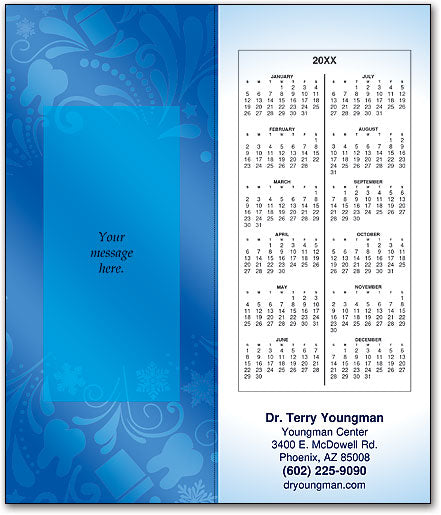 Tiny Trimmings Tear-off Calendar Card with Envelope