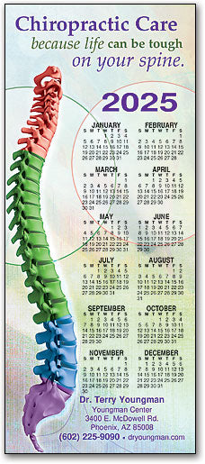 Tough On Spine Customisable Promotional Calendar