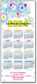 Teeth And Bubbles customisable Promotional Calendar