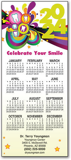 Molar Burst customisable Promotional Calendar