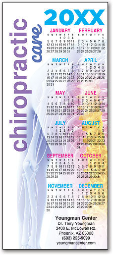 Spine of Gold Promotional Calendar