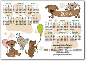 Party Time Is Here Calendar Postcard