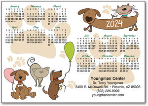 Party Time Is Here Calendar Magnet