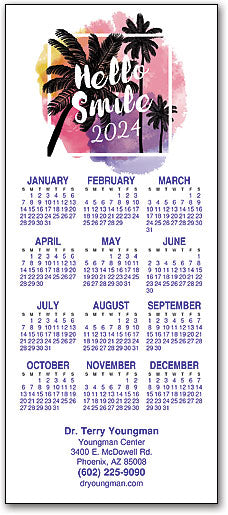 California Smiling Promotional Calendar