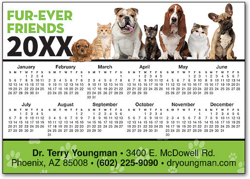 Forever Friends Postcard Calendar