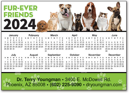 Forever Friends Postcard Calendar