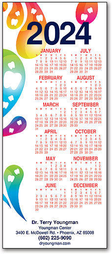 Dazzling Droplets Promotional Calendar