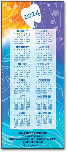 Tie Dye Smiles Promotional Calendar