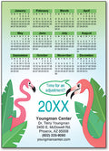Go Flamingo Customisable Postcard Calendar