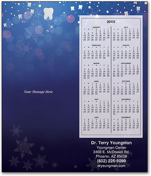 Tree of Lights Tear Off Calendar Card With Envelope