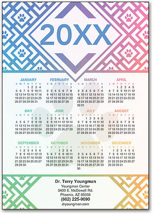 Pixel Paw Calendar Restix™