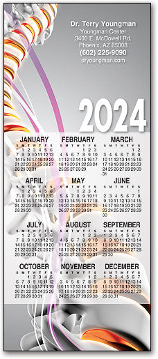 Spine and Seek Promotional Calendar