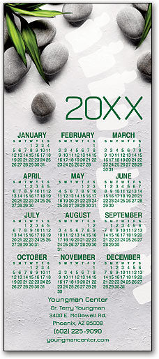 Smooth Stone Spine Promotional Calendar