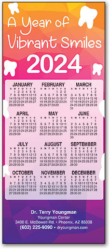 Vibrant Year Promotional Calendar