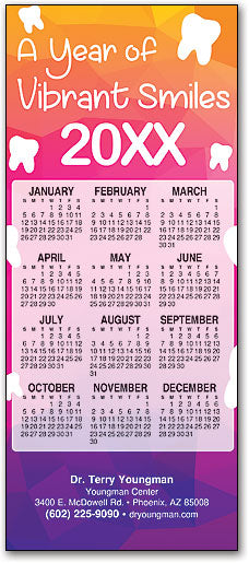 Vibrant Year Promotional Calendar