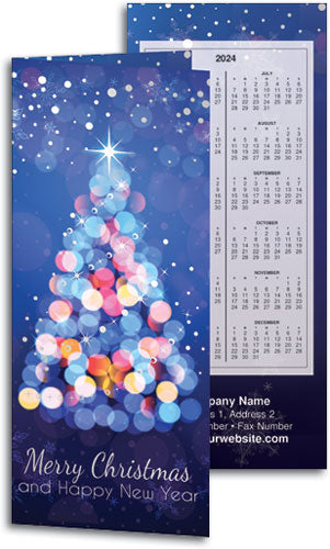 Luminous Year Tear Off Calendar Card with Envelope