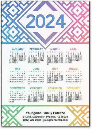 Maze of Prosperity Calendar Magnet