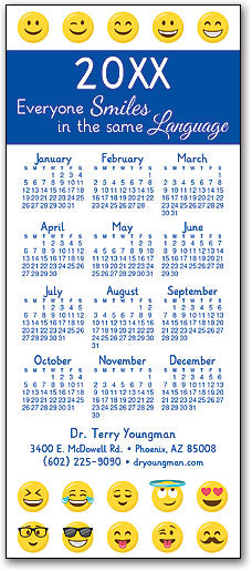 Emoji Smiles Promotional Calendar