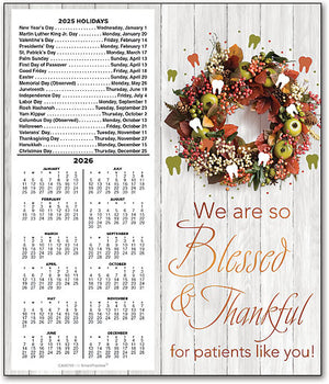 Smiles and Blessings Tear Off Calendar Card with Envelope