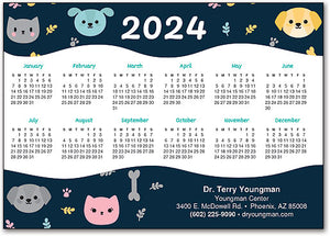 Quirky Pets Calendar Magnet
