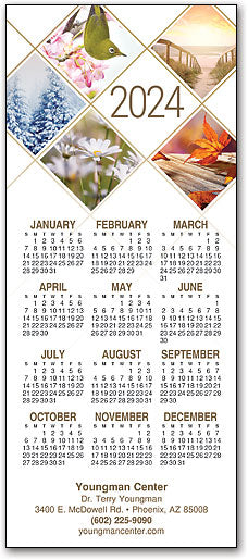 Seasonal Scenes Promotional Calendar