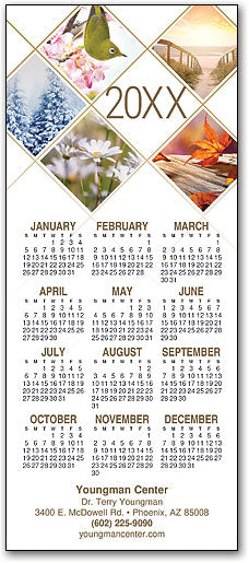 Seasonal Scenes Promotional Calendar