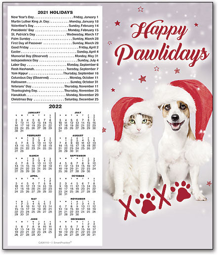 Pawliday Greetings Tear-off Calendar