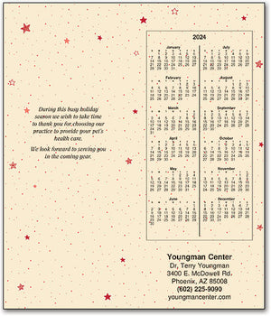 Yuletide Greetings Tear Off Calendar